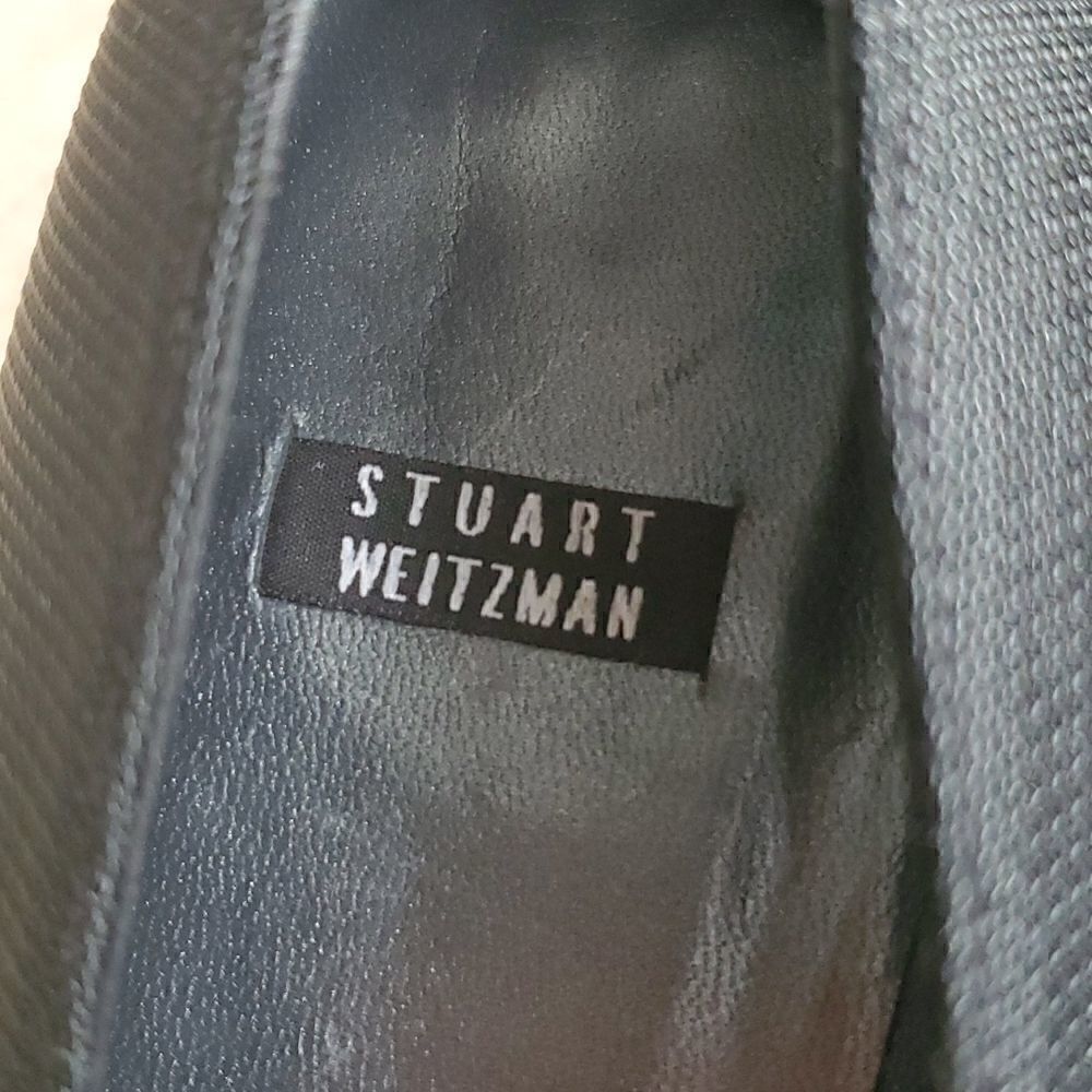Stuart Weitzman | Square Toe Retro Pumps - Picture 9 of 10